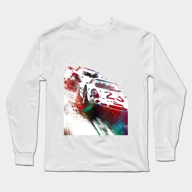 Racing car #racing #sport Long Sleeve T-Shirt by JBJart